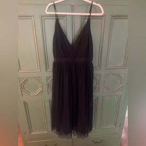 Gorgeous navy blue dress with tulle skirt.  Excellent condition!